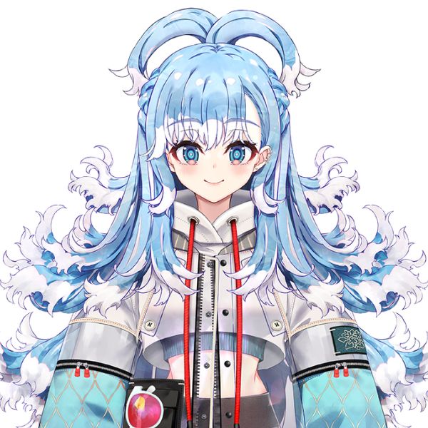 Ilustração principal da VTuber